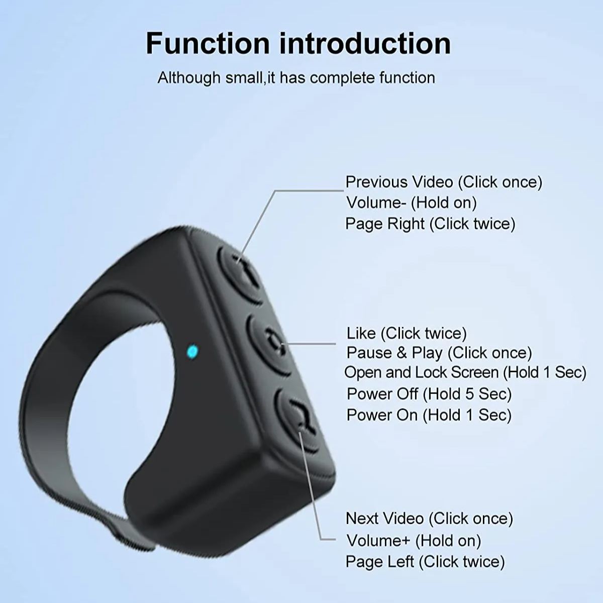 Smart Wireless Fingerprint Bluetooth Remote Control