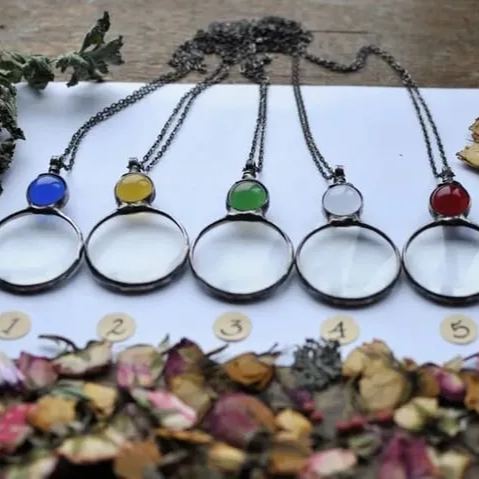 Magnifying Glass Necklace gift