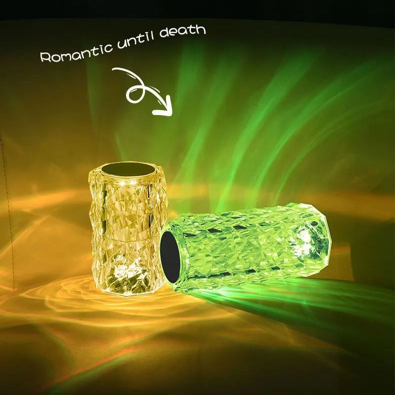 🎁 Summer Hot Sale- 49% OFF🎁Touching Control Rose Crystal Lamp - Buy 2 Free Shipping