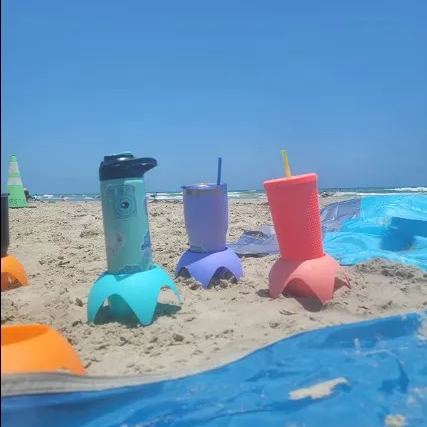 Beach Drink Cup Holder Sand Coasters
