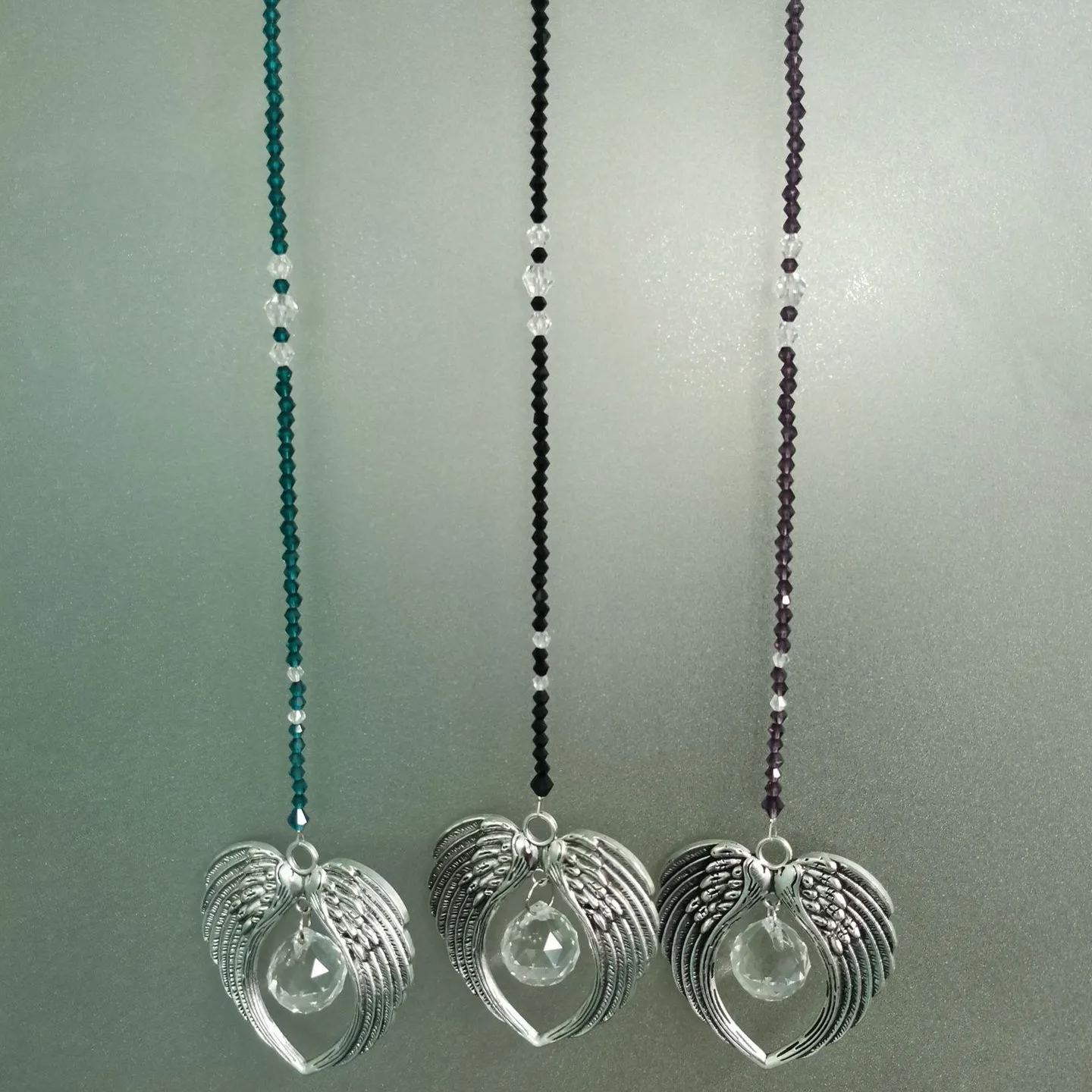 💎Angel Wings Crystal Pendant Suncatcher
