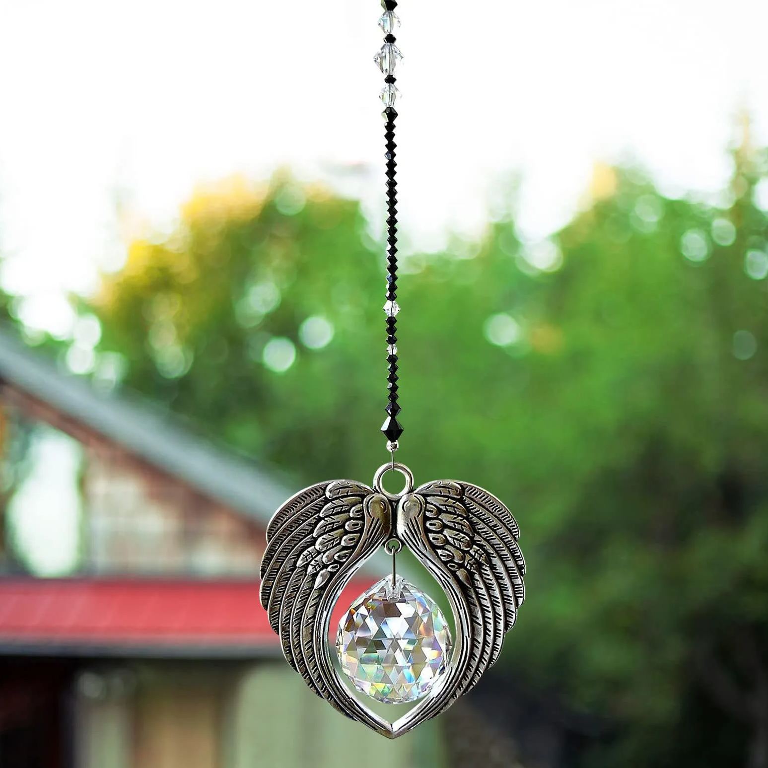 💎Angel Wings Crystal Pendant Suncatcher