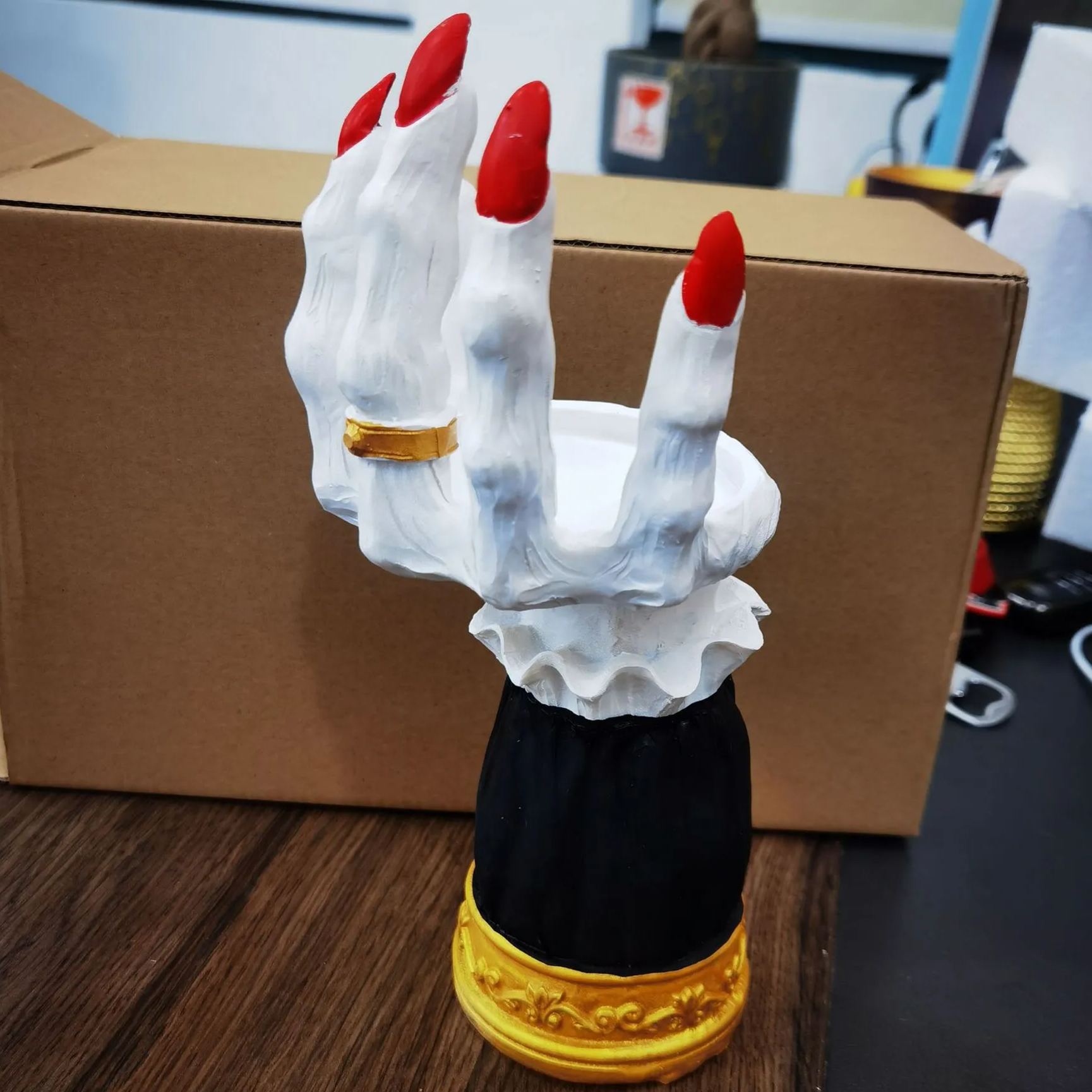 💀Witch Finger Horror Candle Holder