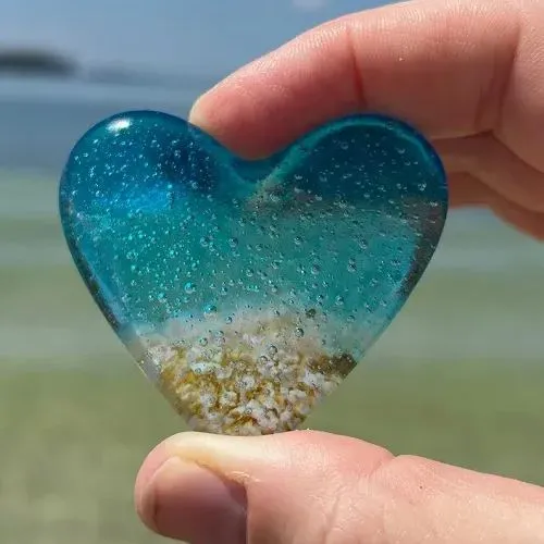🌊Beach Pocket Heart