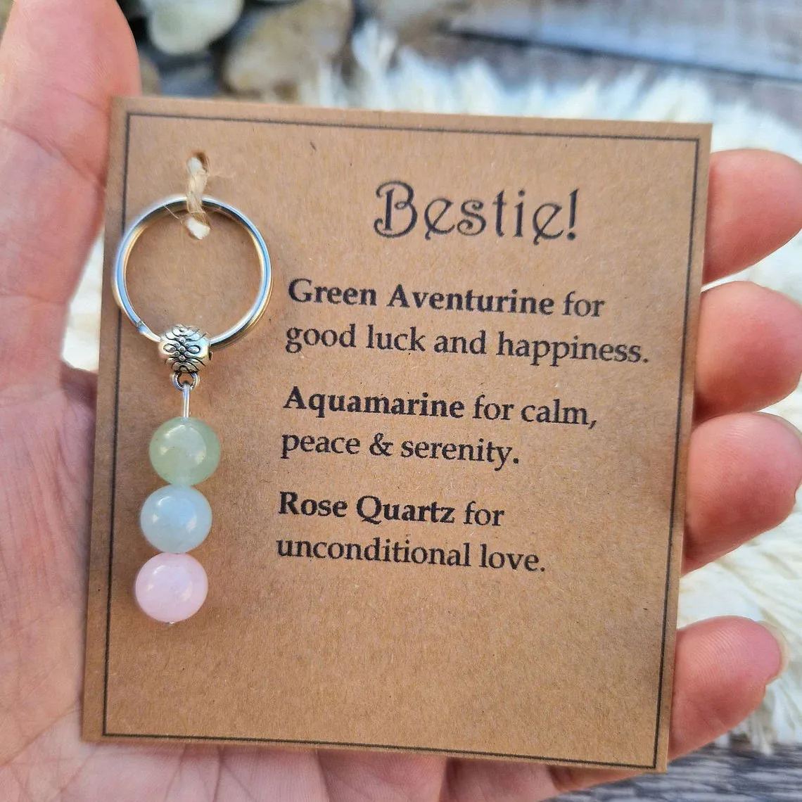 💖Gemstone Keychain Gift