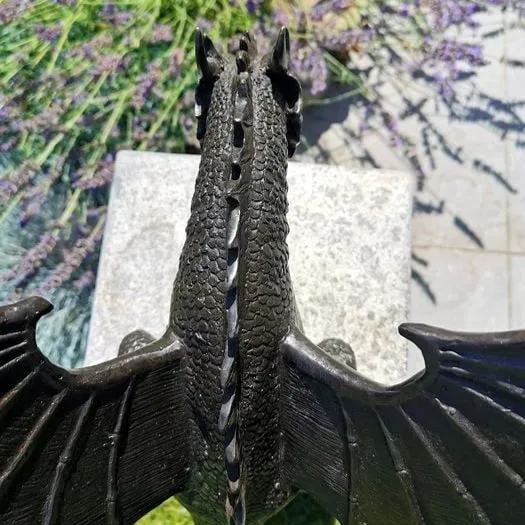 🦖Precision Casting Fire-breathing Dragon Sculpture Waterscape