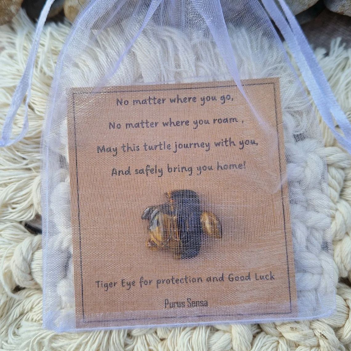 Crystal turtle travel gift