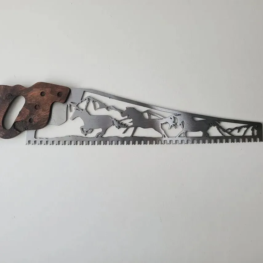 Father‘s Day Hot Sale Handsaw Shaped Sculpture Art