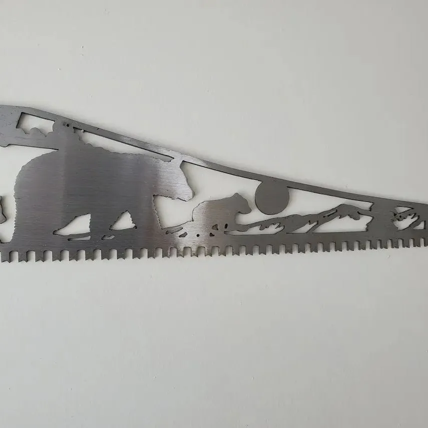 Father‘s Day Hot Sale Handsaw Shaped Sculpture Art