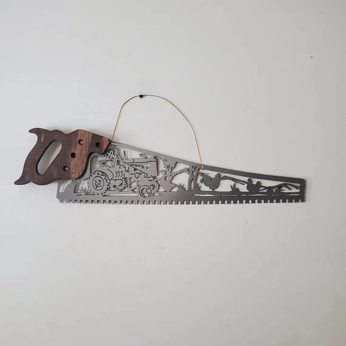 Father‘s Day Hot Sale Handsaw Shaped Sculpture Art