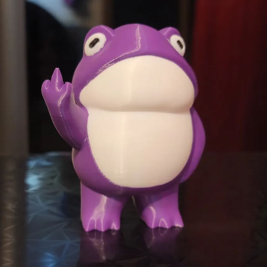 🐸Mr. Rebellious Frog Statue