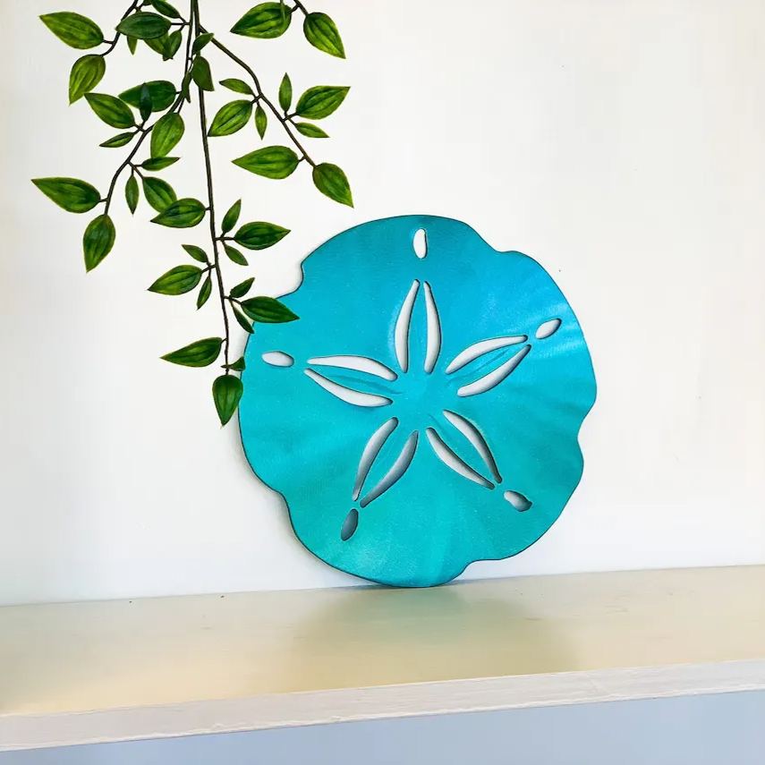 🌊Metal Sand Dollar Nautical Decor