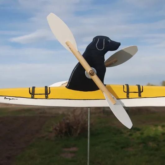 🐾Labrador & Kayak Whirligig