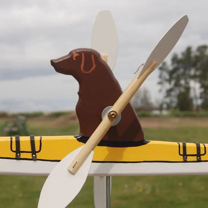 🐾Labrador & Kayak Whirligig