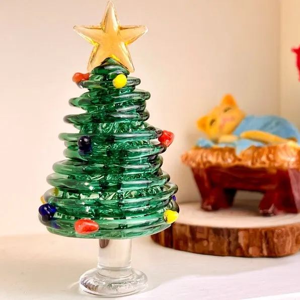 🎄Handmade Stained Glass Christmas Trees