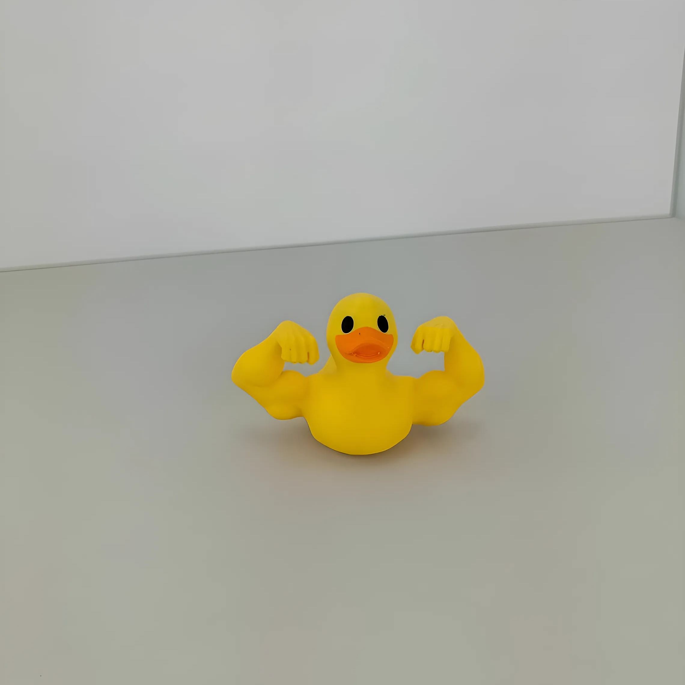 🦆Muscular arms Duck💪 -Never skip arms day！