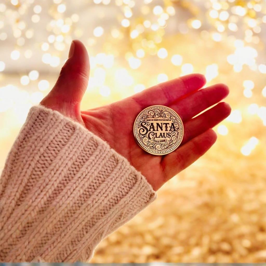 Santa Gold Coin