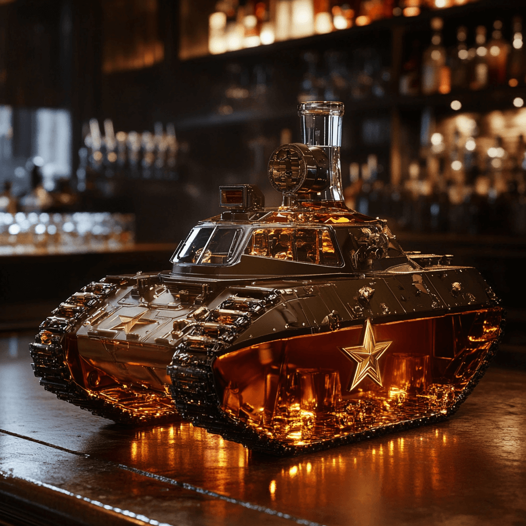 AAV-7 Amphibious Assault Vehicle  Whiskey Bottle