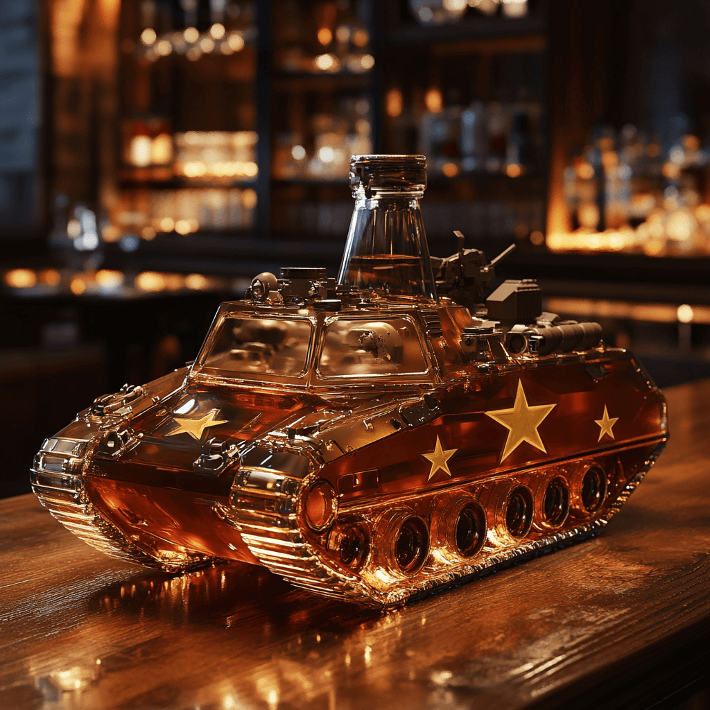 AAV-7 Amphibious Assault Vehicle  Whiskey Bottle