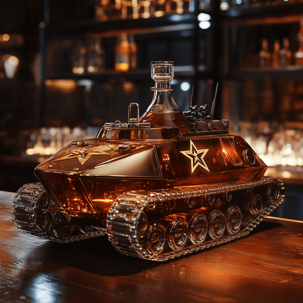 AAV-7 Amphibious Assault Vehicle  Whiskey Bottle