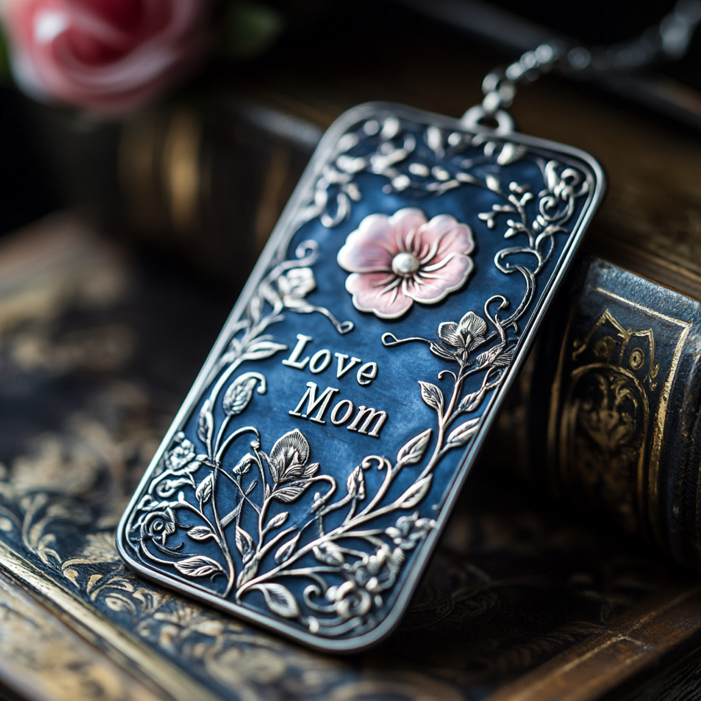 💖MomLove Floral Metal Bookmark