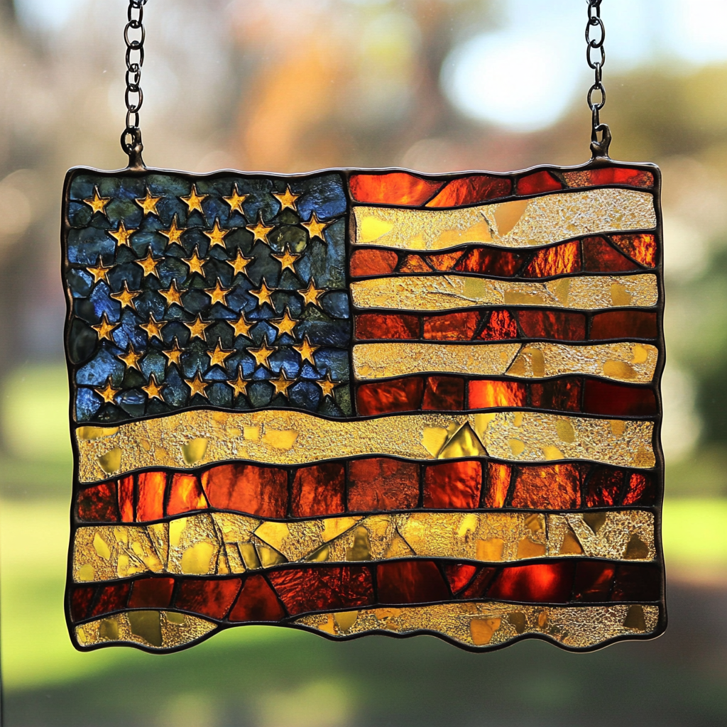 🦅American Flag/Eagle Sun Catcher
