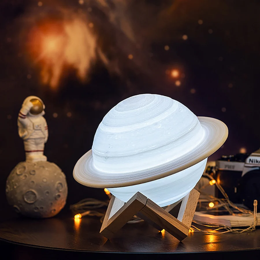 ⭐Saturn Lamp Home Decoration Night Light🌃