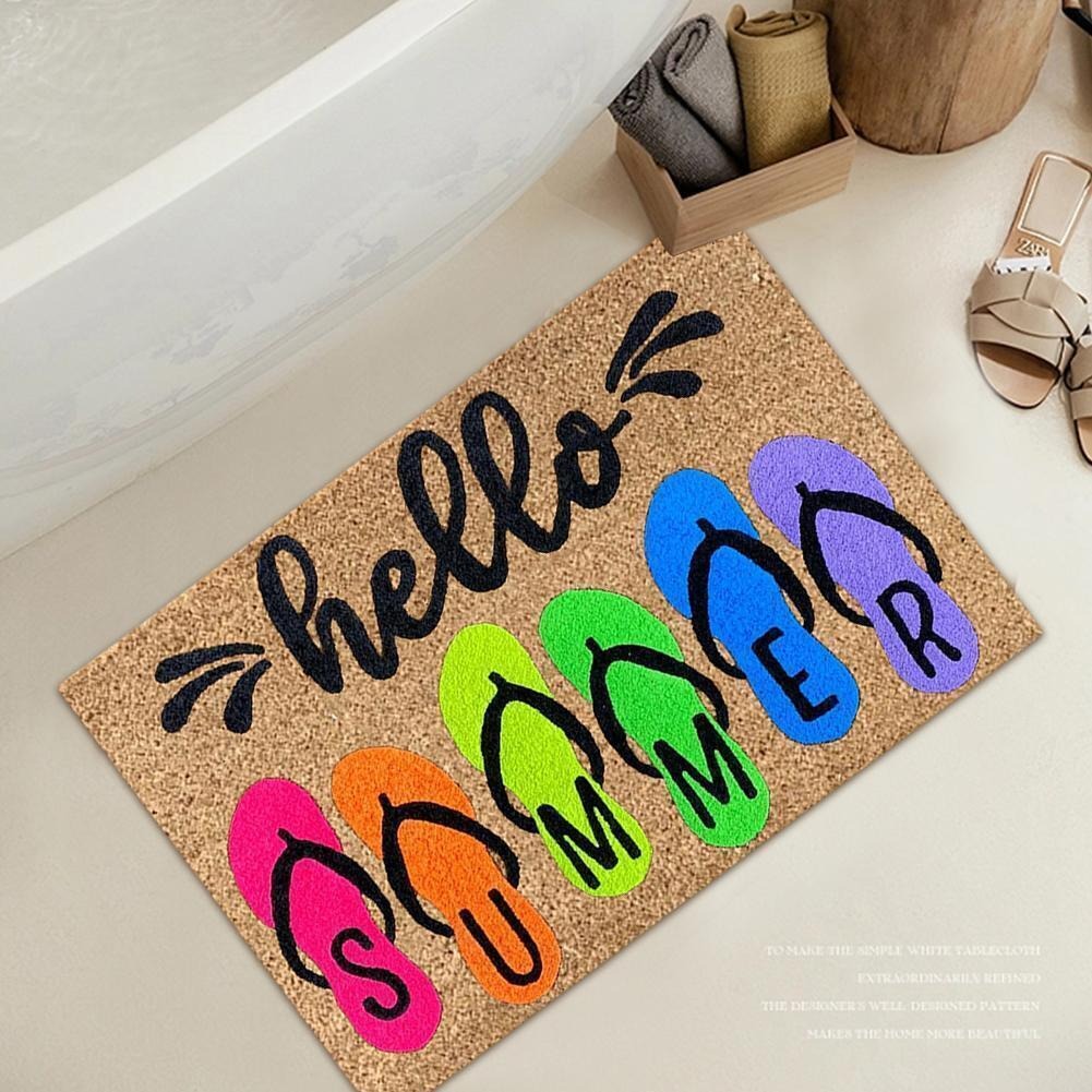🔥LAST DAY PROMOTION 🔥 Summer Holiday Welcome Floor Doormat🥰