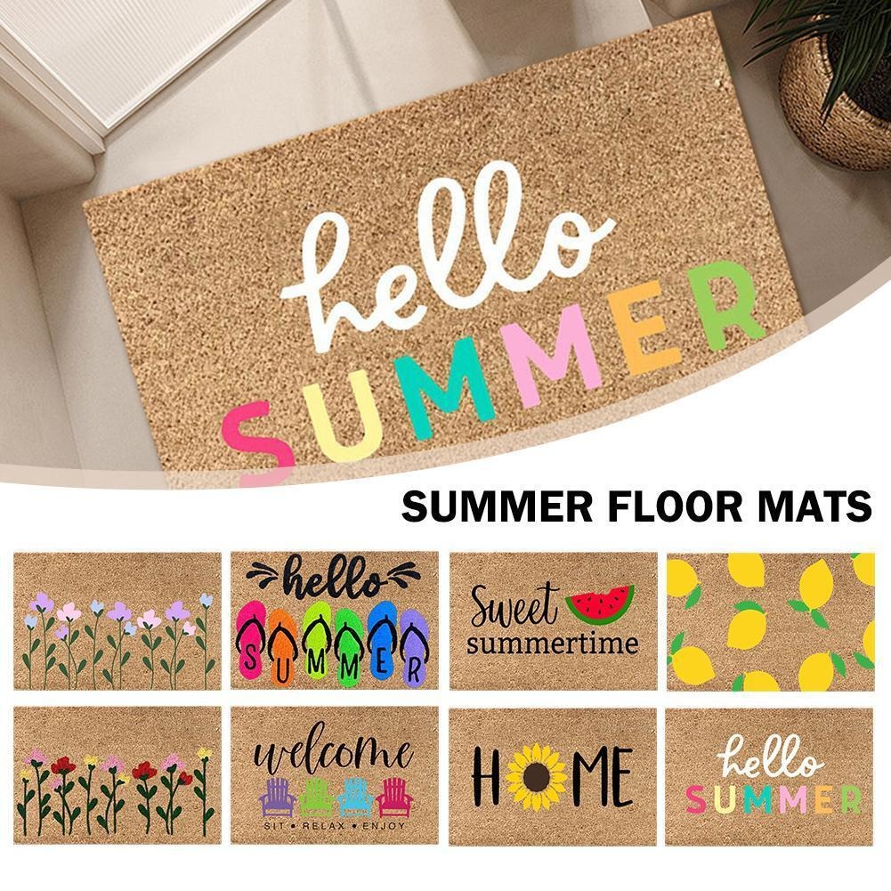 🔥LAST DAY PROMOTION 🔥 Summer Holiday Welcome Floor Doormat🥰