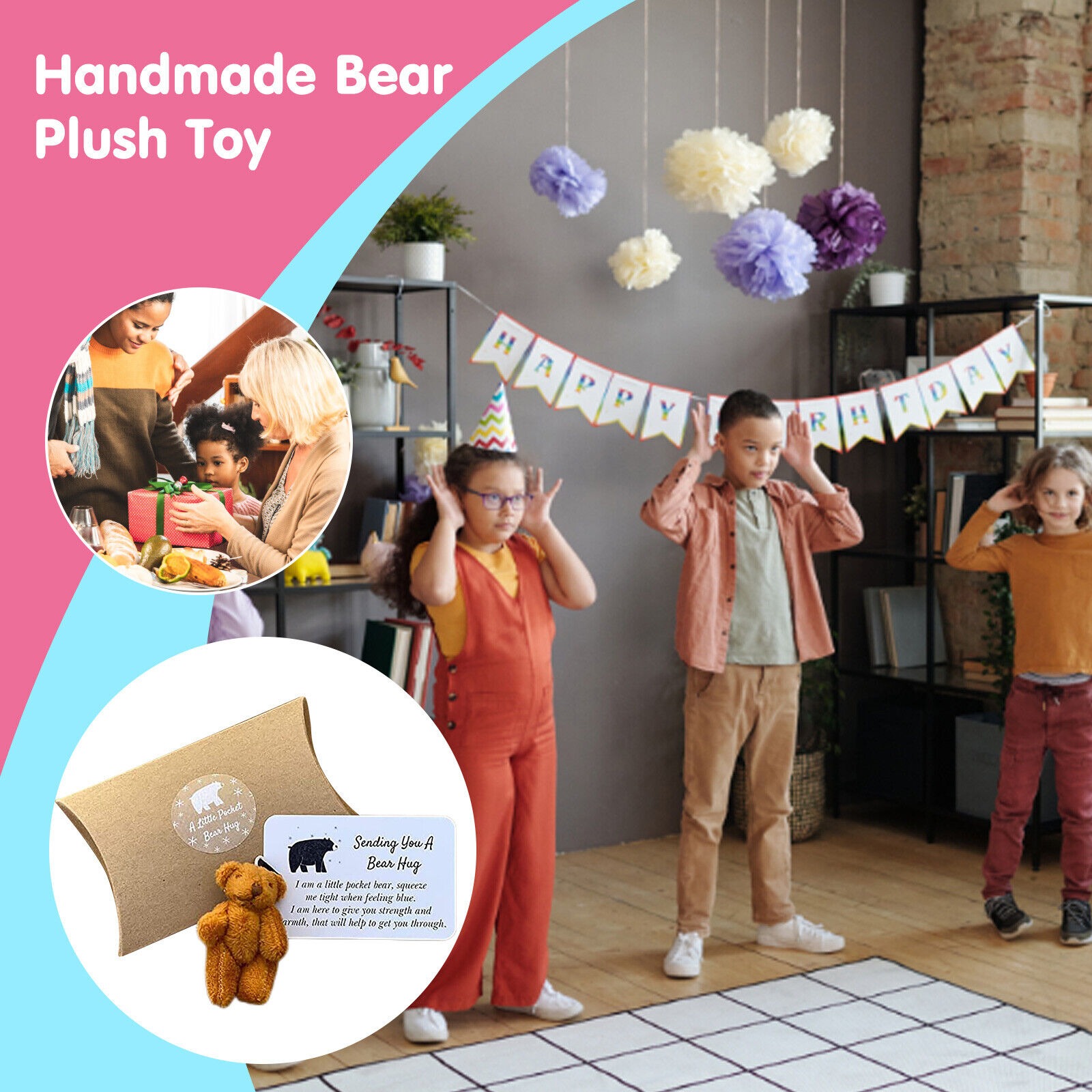 💗A Perfect and Touching Present 💟-A Little Pocket Bear Hug🧸