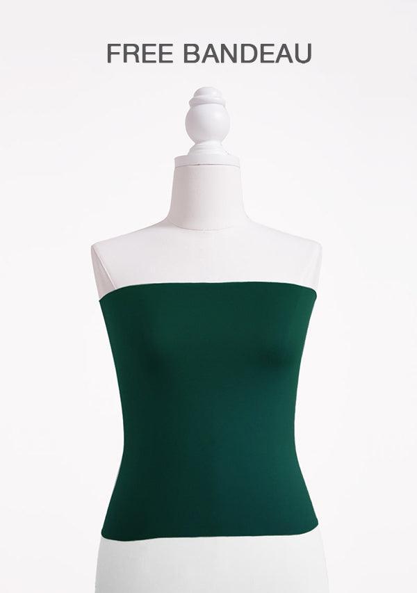 Dark Green Multiway Infinity Dress Bandeau
