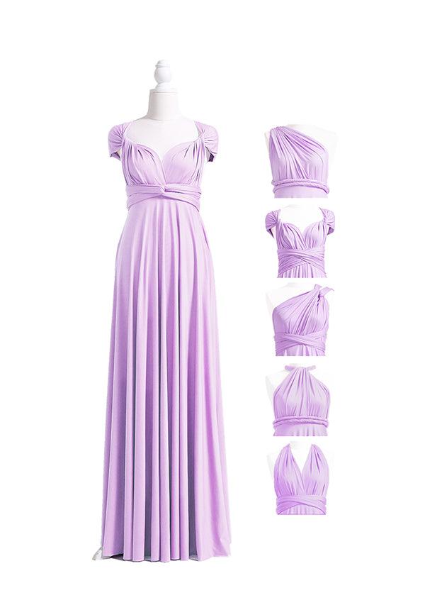 light purple infinity dress Lilac Infinity Dress Multiway Bridesmaid Dress Convertible Made in USA