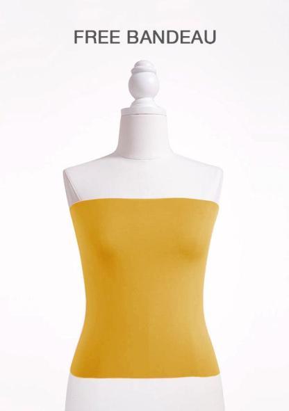 Mustard Yellow Multiway Infinity Dress Bandeau