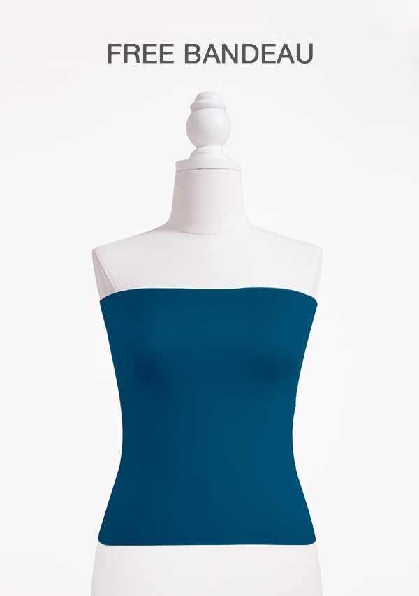 Teal Blue Multiway Infinity Dress Bandeau