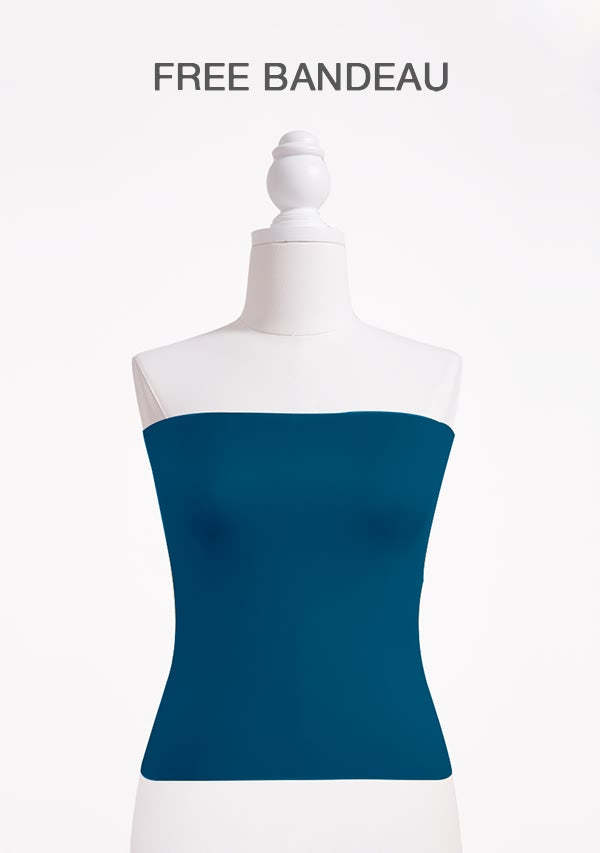 Teal Blue Multiway Infinity Dress Bandeau