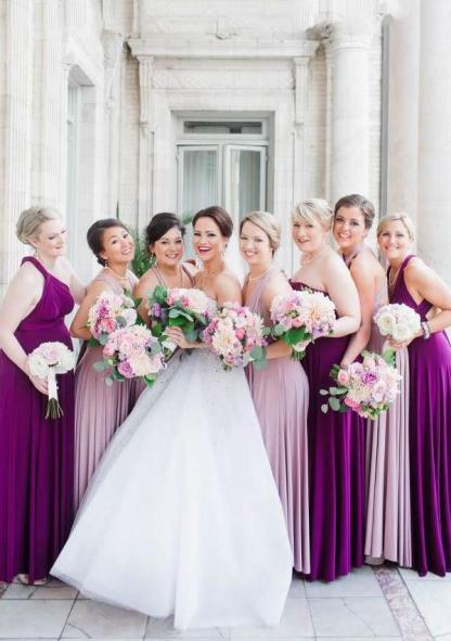 Purple Multiway Infinity Dress