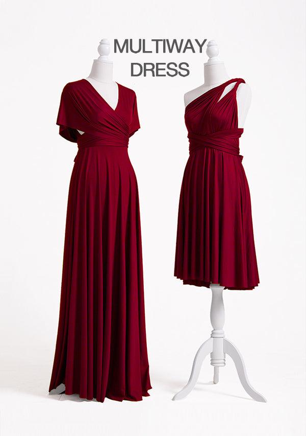 Burgundy Multiway Infinity Dress