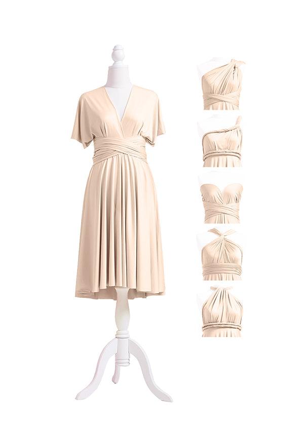 Champagne Multiway Infinity Dress