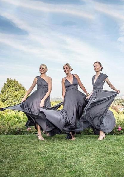 Champagne Multiway Infinity Dress