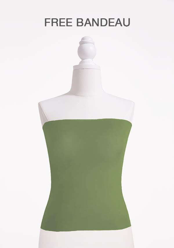 Olive Green Multiway Infinity Dress Bandeau