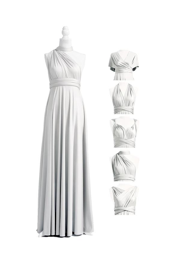 Buy Silver Grey Infinity Dress, Multiway Dress - InfinityDress.com   72StylesInfinityDress