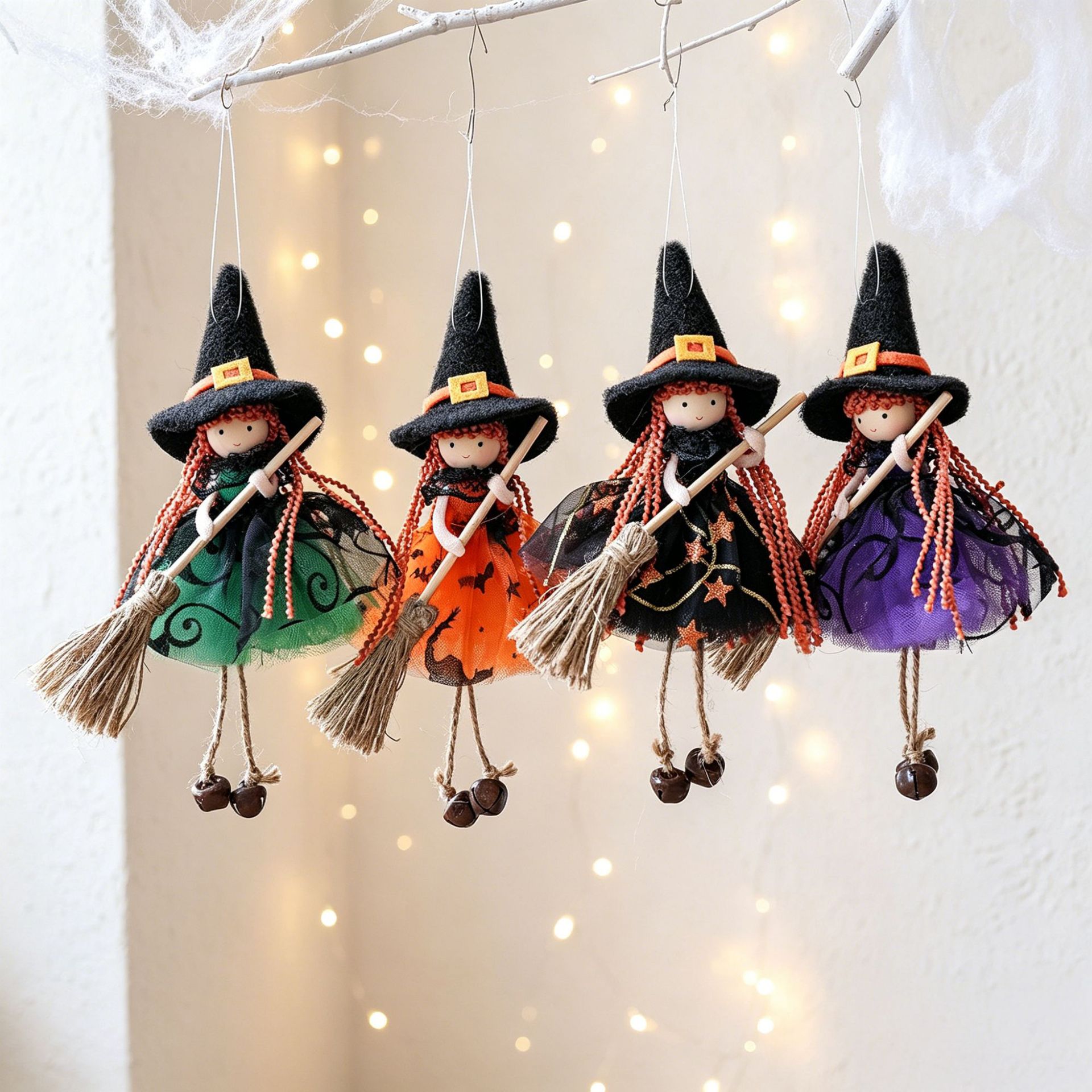 Witch Hanging Doll Decorations (8 inches)