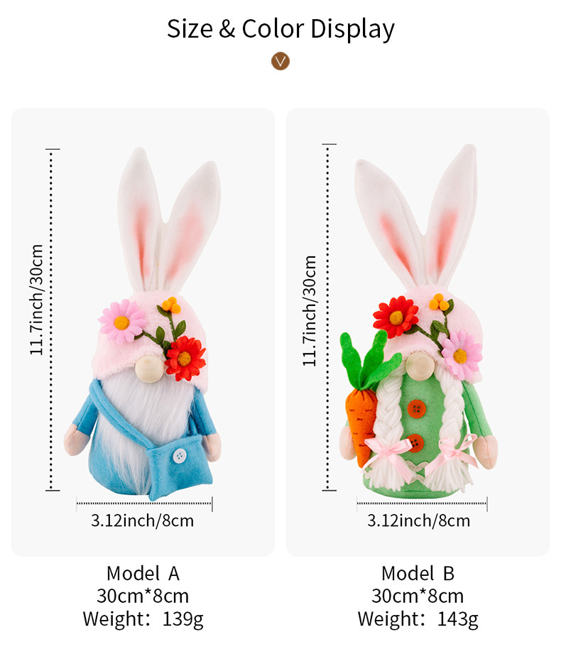 Flower Rabbit Gnome