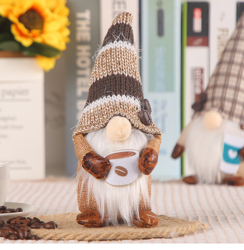 Knitted Coffee Gnome