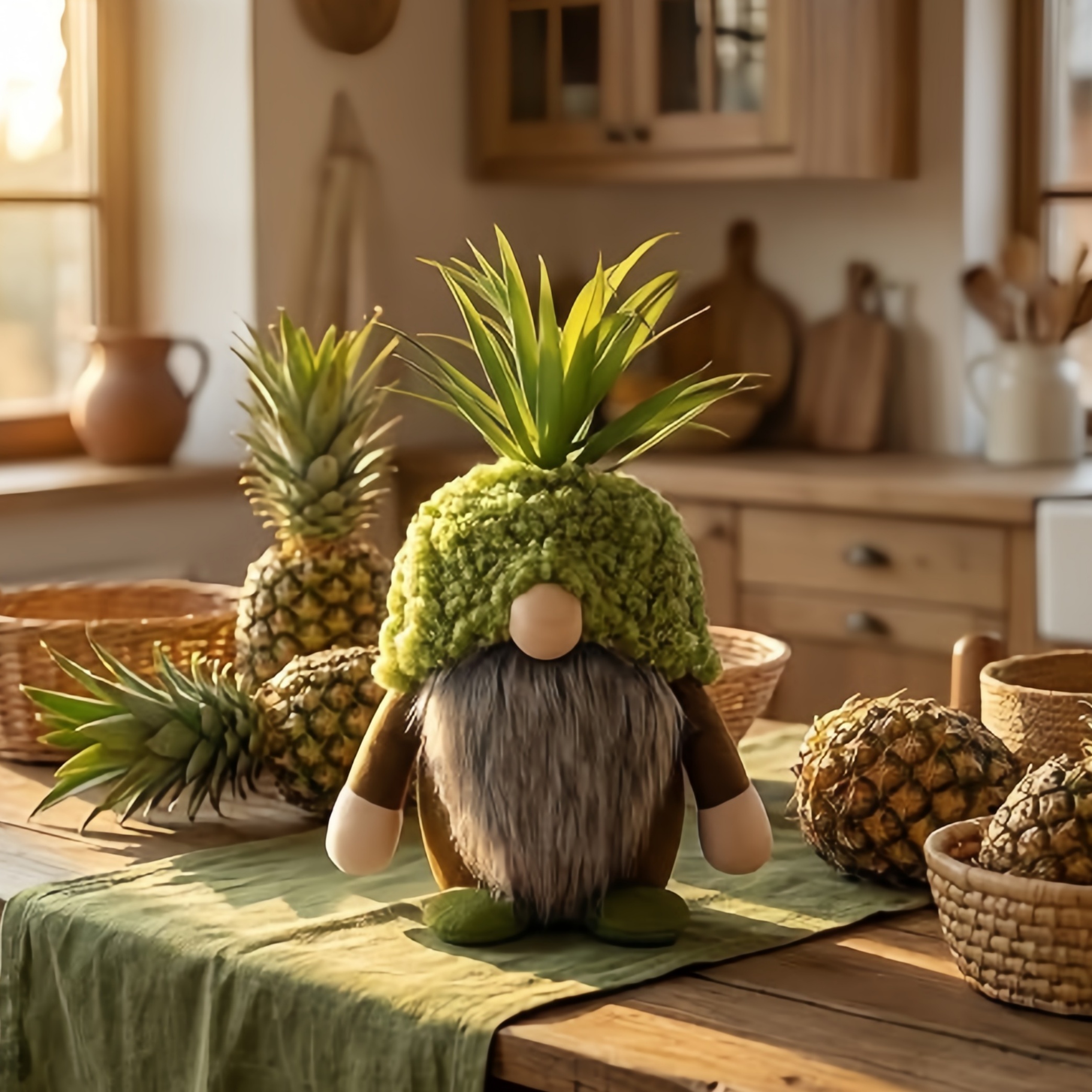 Pineapple-Hat Dwarf (10 inches)