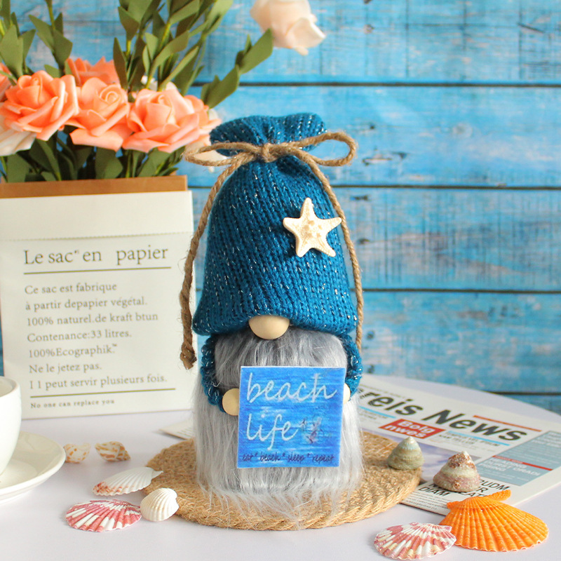 “Beach life“ Beach Gnome --Tiered Tray Gnome