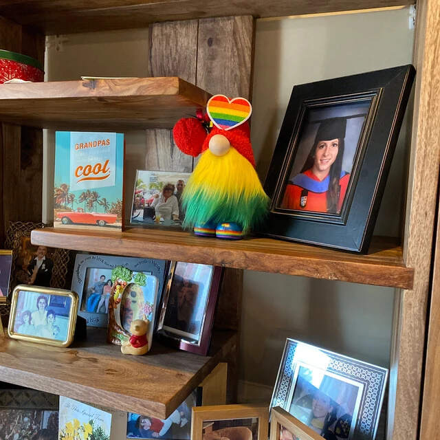 Pride Gnome --Tiered Tray Gnome