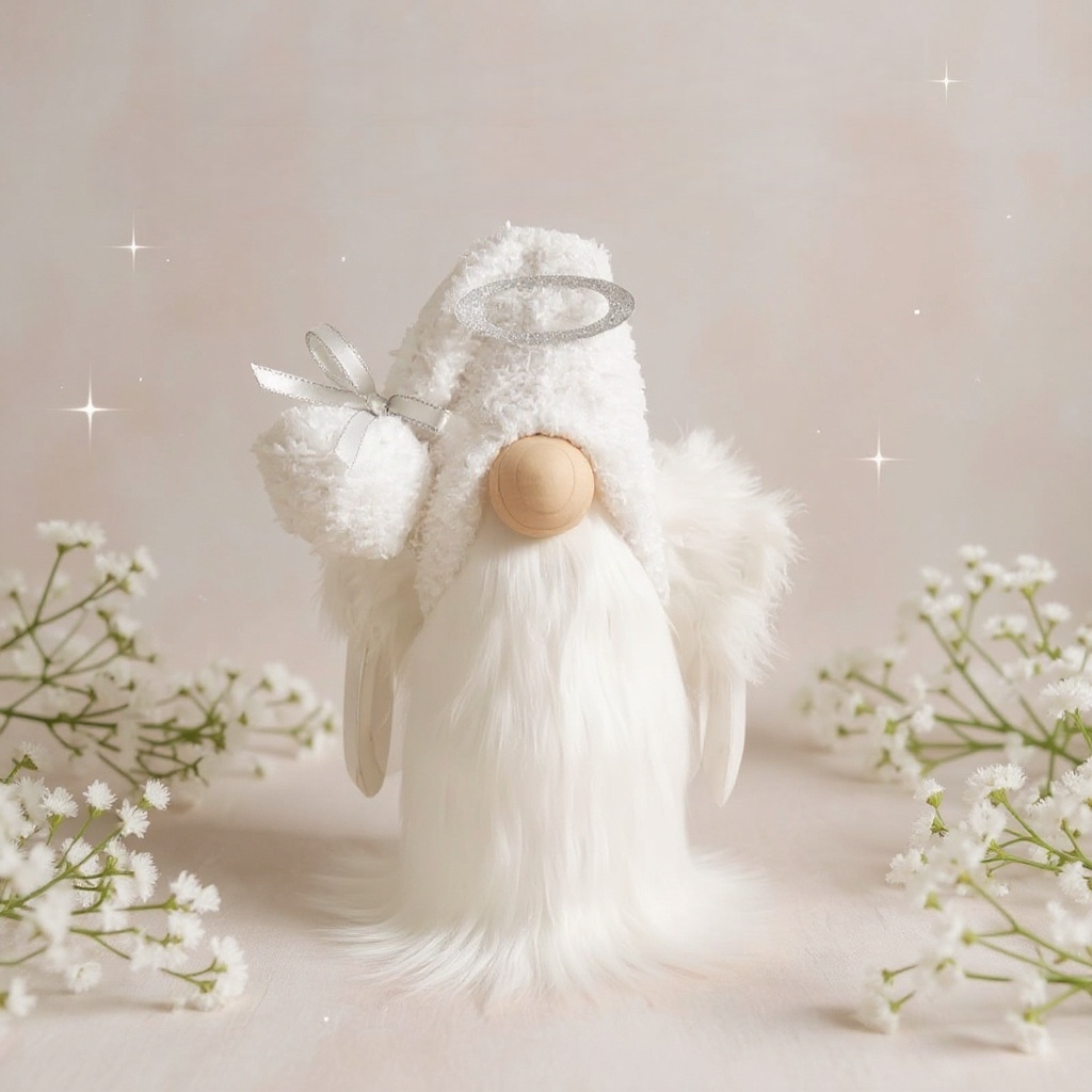 White Angel Gnome (12inches)