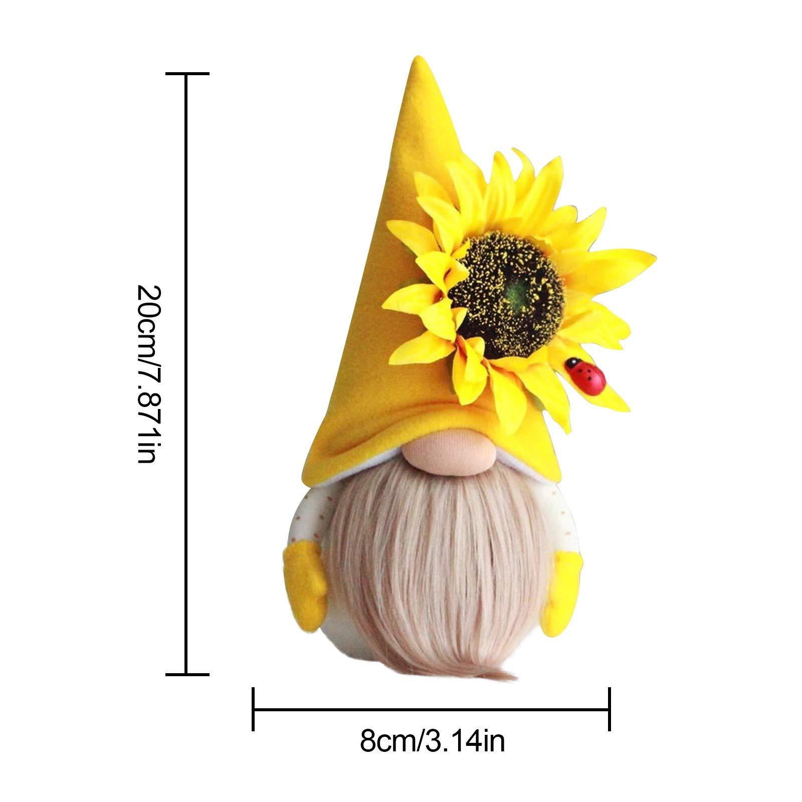 Sunflower, Bee, and Little Gnome