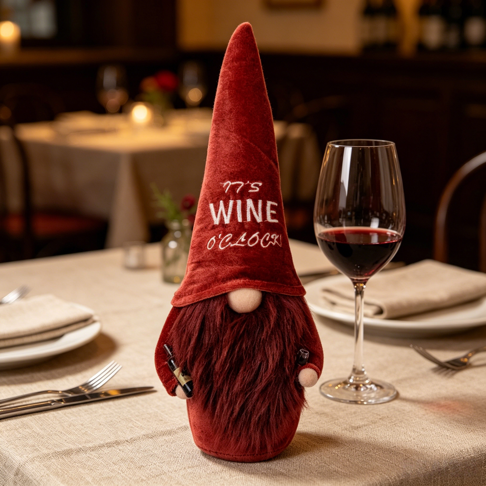 Is Wine O'clock GnomeIs Wine O'clock Gnome (12inches)